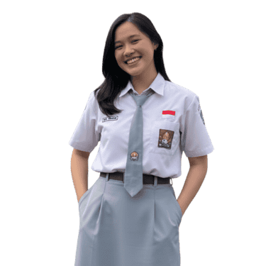 mila siswa sma senyum